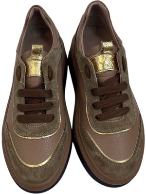 Degischic1 Taba Deri&gold Deri Sneakers