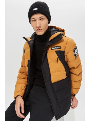 Timberland Tiberland Oa Puffer Kapüşonlu Erkek Mont Sarı