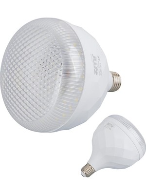 Zmr ZMR-113/B.65 50W Kristal Camlı T-Bulb Beyaz LED Ampul E27 6500K (15 x 19 mm)