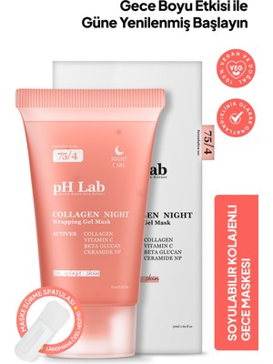 Ph Lab Phlab Collagen Night Soyulabilen Kolajen Gece Maskesi, Soyulabilir Kolejen Yüz Maskesi