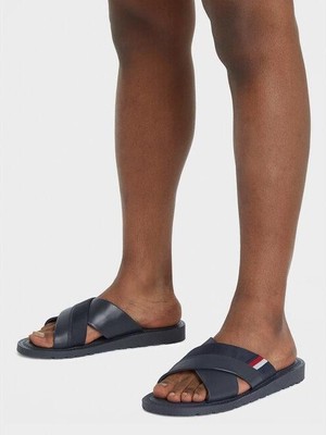 Tommy Hilfiger Core Hilfiger Lth Criss C Sandal Terlik Erkek