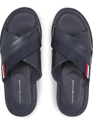 Tommy Hilfiger Core Hilfiger Lth Criss C Sandal Terlik Erkek