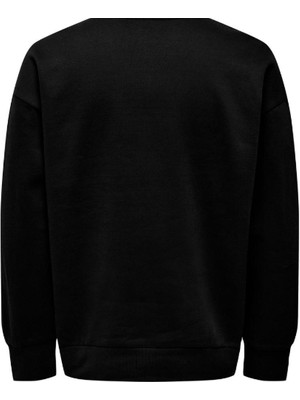 Only & Sons Life Erkek Siyah Sweatshirt (22026662-B)