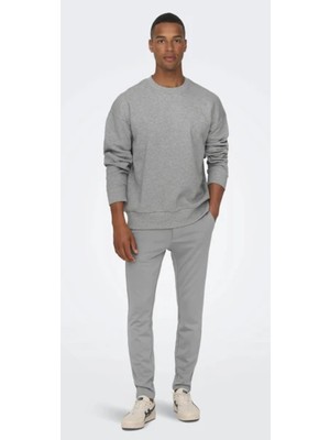 Only & Sons Life Erkek Siyah Sweatshirt (22026662-B)