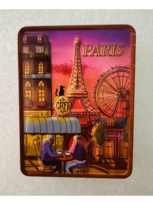 Paris Koleksiyonluk Metal Magnet.