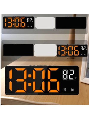 Alfalink Dijital Dereceli Alarmlı Masa Saati Ses Kontrollü