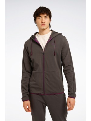 Reebok Tukan Fz Antrasit Erkek Eşofman Üstü