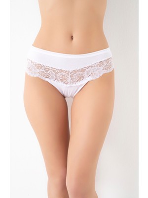 G-BOX Günlük Pamuklu Dantel Desenli Slip 932