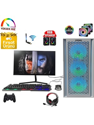 Cachex Obelisk Amd Ryzen 5 5500 32GB 1tb SSD RX580 27" 240 Hz Oyuncu Masaüstü Bilgisayar