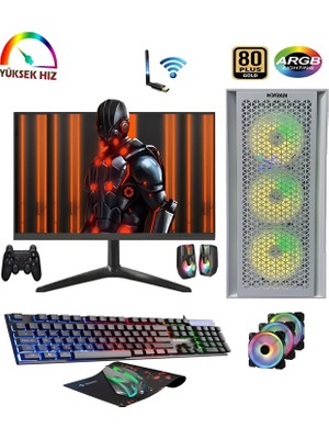 Cachex RX80M Ryzen 5 3600 16GB DDR4 512GB SSD RX 580 8GB 256 BİT 27" Oyuncu Masaüstü Bilgisayar