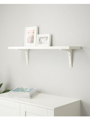 White Decor Beyaz Duvar Rafı 70  cm