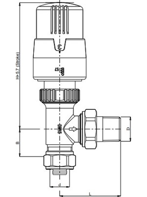 E.c.a Eca Trv4 Pex Termostatik Radyatör Vanası (4 ADET)