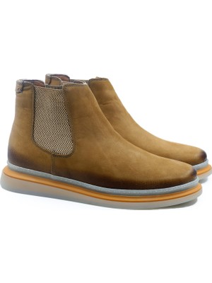 Erkek Hakiki Nubuk Deri Kum Casual Chelsea 22190
