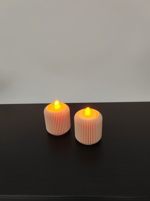 Stilcraft Modern Tealight LED Mumluk 2'li Set