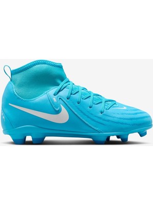Nike Jr. Phantom Luna 2 Club Çocuk Krampon Mavi Dar Kalıp Erkek Çocuk Ayakkabı