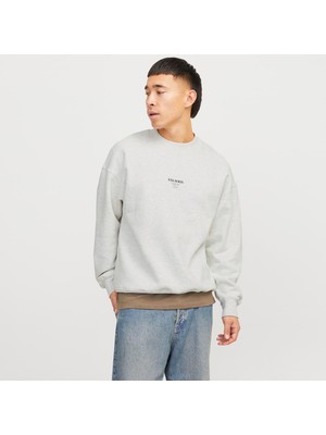 Jack & Jones Erkek Sirt ve Gögüs Baskili Sweatshirt - Urban