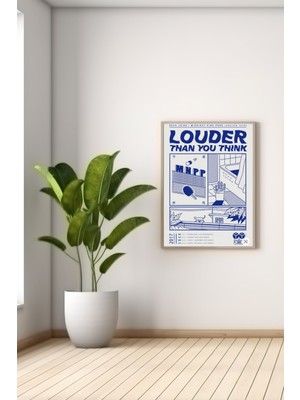 Bs Baskı A3 Louder Baskılı Poster