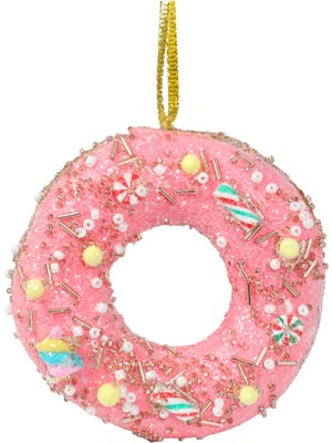 JC Happy Sugar Pembe Donut Süs 10 cm