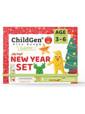 Sahneli New Year Oyun Hamuru Seti