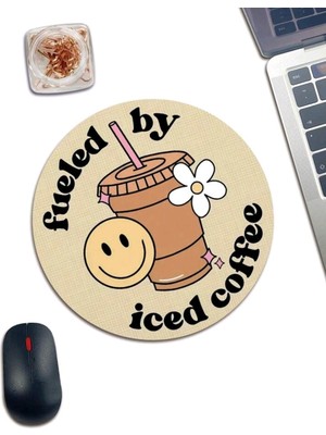 Dream Butik Fueled By Iced Coffee Yazılı Mouse Pad