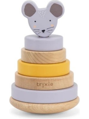 Trixie Mrs. Mouse - Wooden Stackıng Toy - Ahşap Dizme Oyuncağı