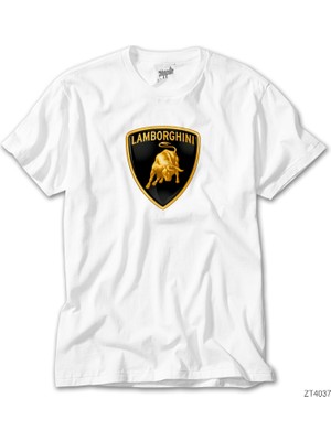 Wakha Lamborghini Classic Beyaz Tişört