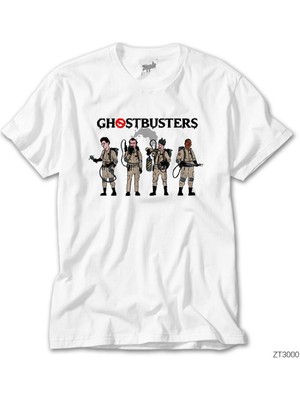 Wakha Ghostbusters Team Beyaz Tişört