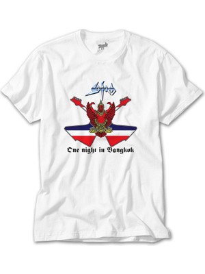 Wakha Sodom One Night In Bangkok Beyaz Tişört