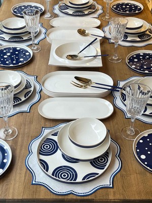 Rossev Yemek Takımı Modern Monako 46 Parça 6 Kişilik