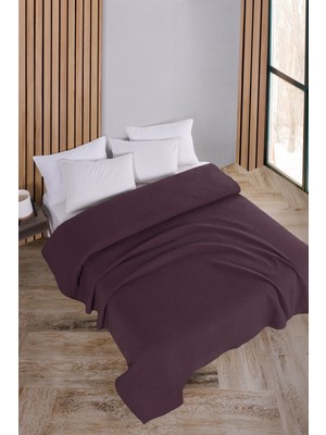 Monolisse Pamuklu Petek Koyu Bordo Çok Amaçlı Örtü Tek Kişilik - 160 x 230  cm