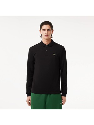 Lacoste L.12.12 Erkek Classic Fit Uzun Kollu Siyah Polo