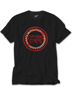 Wakha Cannibal Corpse Testere Siyah Tişört