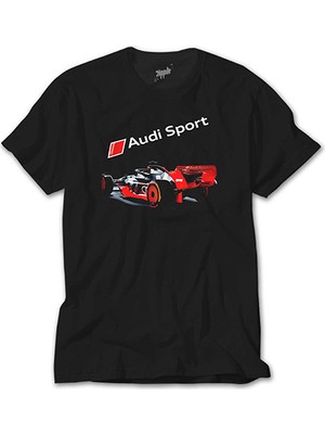 Wakha F1 Audi Sport Siyah Tişört