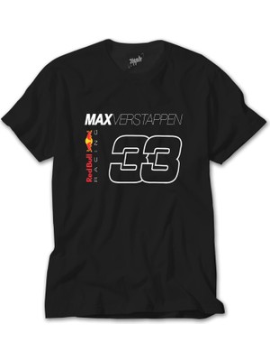 Wakha F1 33 Max Verstappen Siyah Tişört