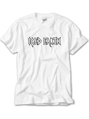 Wakha Iced Earth Logo 2 Beyaz Tişört