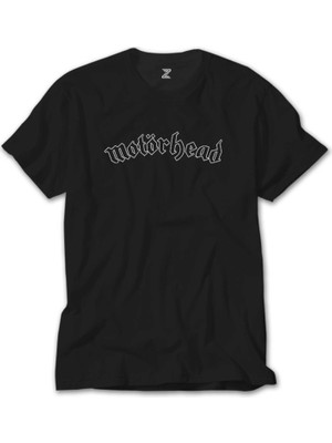 Wakha Motörhead Logo Yazı Siyah Tişört