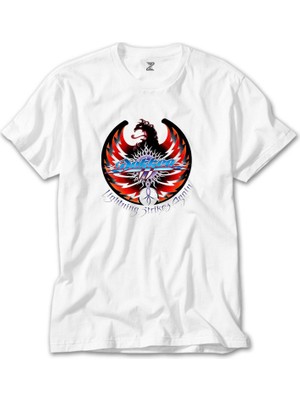 Wakha Dokken Lightning Strikes Again Beyaz Tişört