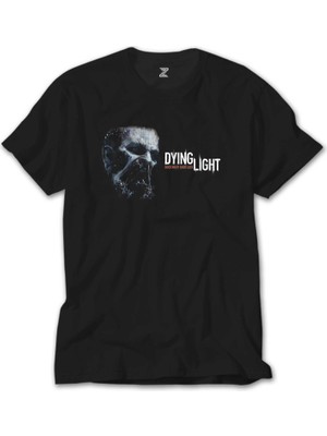 Wakha Dying Light Zombi Head Siyah Tişört