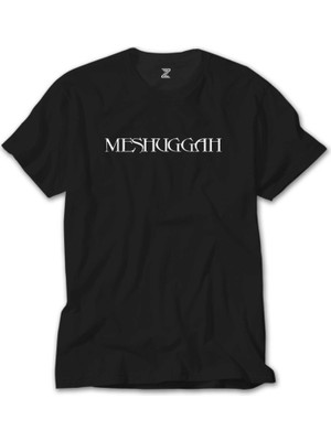 Wakha Meshuggah Logo Siyah Tişört