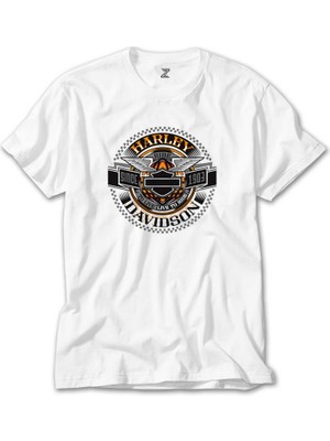 Wakha Harley Davidson Motorclothes Beyaz Tişört