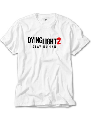 Wakha Dying Light 2 Logo Beyaz Tişört