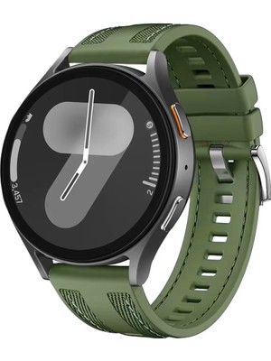 Sneezy Huawei Watch Gt3 42MM ile Uyumlu Metal Tokalı Dikiş Detaylı Şık Dokuma Silikon Kordon