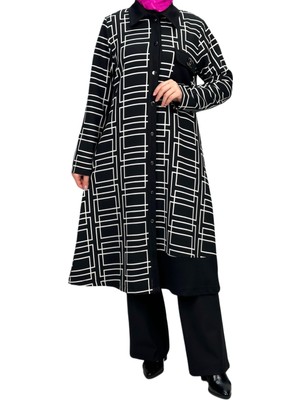 ottomanwear.com Büyük Beden Cep Kombinli Tunik Siyah OTW2110