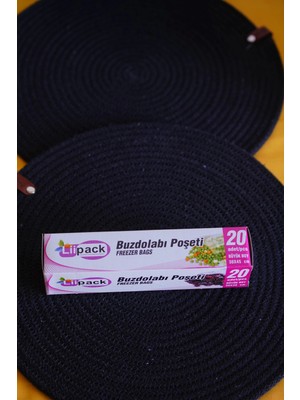 Liipack Büyük Boy 20'li Buzdolabı Poşeti 30X45CM