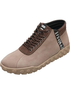 Costo Shoes YMR 41  Antrasit Dana Nubuk Deri Rahat Geniş Kalıp Premium Serisi Erkek Büyük Numara Bot !