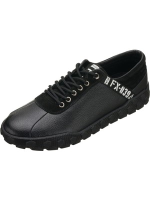 Costo Shoes YMR141 Siyah Dana Derisi Rahat Geniş Kalıp. Şık Tasarım  Son Moda Büyük Numara Erkek Ayakkabısı