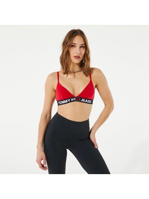 Tommy Jeans Kadın Kırmızı Bralet UW0UW02721XLG