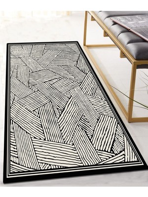 Creeper Gri Dikdörtgen Dekoratif Halı Djt