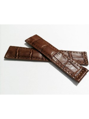 Fado Tag-Heuer Uyumlu  20-18  Kahverengi  Hakiki Dana Derisi  07