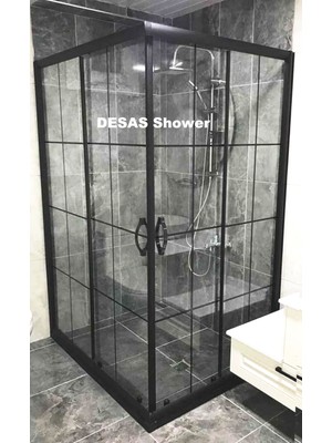 Desaş Shower 6 mm KAROLAJ YÜKSEK KALİTE KARE DUŞAKABİN BAZALI